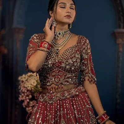 Hair, makeup and beauty work by The Sarita's Lounge, Wagholi — Instagram 1